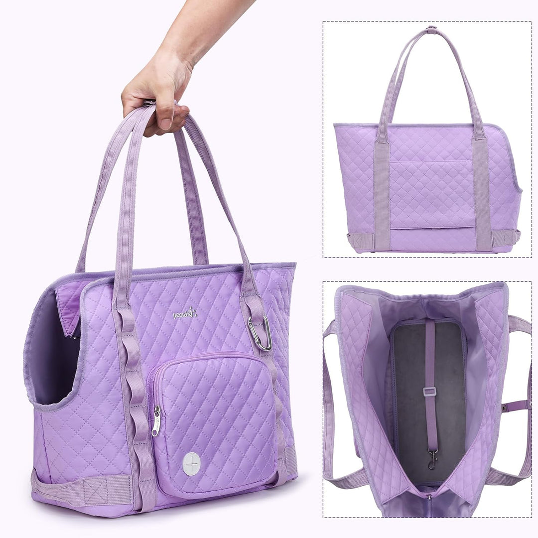 pecute Hundetasche für Kleine Hunde 4kg, Tragetasche Hund Hundetragetasche Leichte, Faltbare Hundetr
