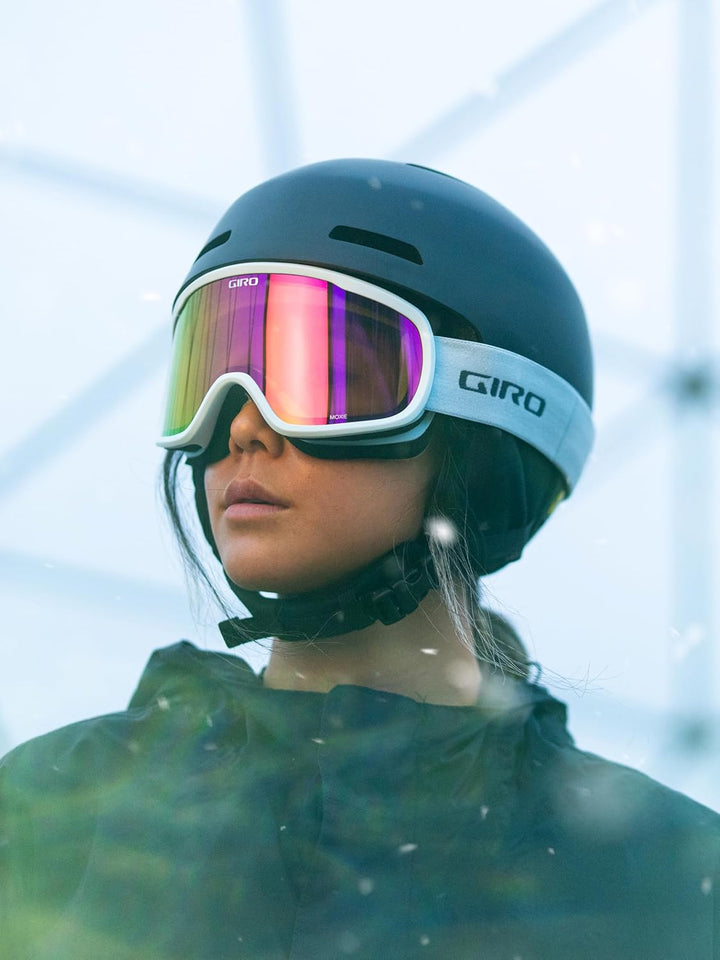 Giro Blok Asian Fit Erwachsene Schneebrille mit Vivid Lens, Grau botanisch – GRE Grau, Kobalt