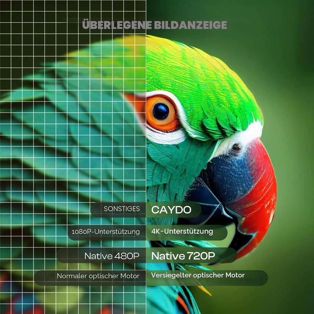 Caydo P1 Zeichenprojektor mit exklusiver Zeichen-App für Künstler, tragbarer Autofokus & Keystone LE