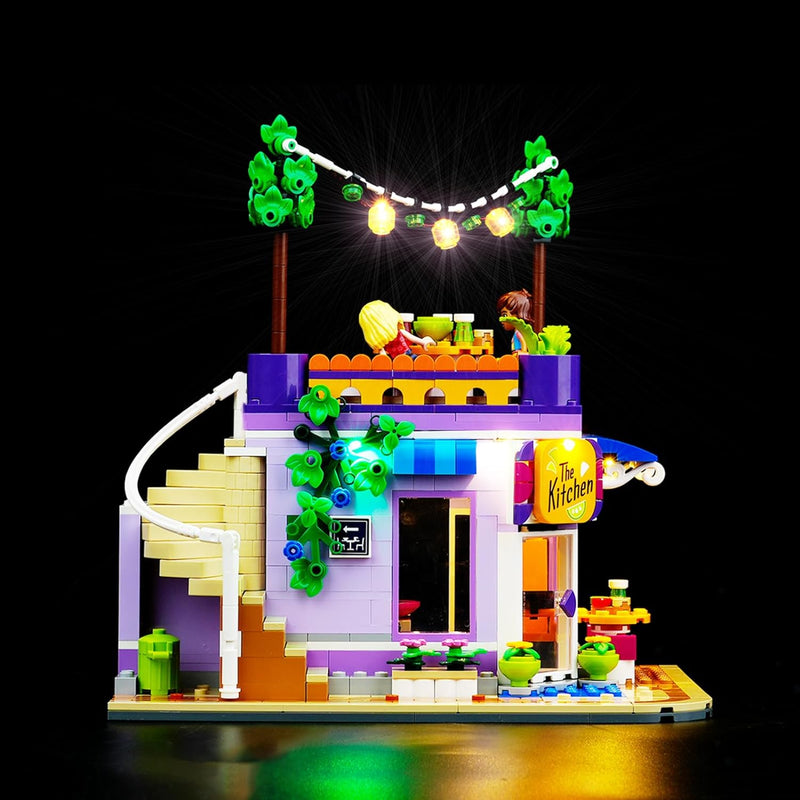 cooldac LED Licht Set für Lego 41747 Heartlake City Gemeinschaftsküche, Licht Set Kompatibel mit Leg