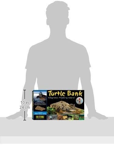 Exo Terra Turtle Bank, magnetische, schwimmende Insel für Schildkröten, ideal für Aqua-Terrarien, gr