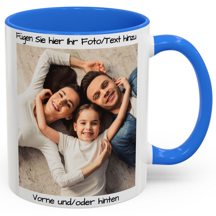 Individuelle Tasse mit Bild oder Text Ihrer Uploads, personalisierte Tasse, mikrowellen- und spülmas
