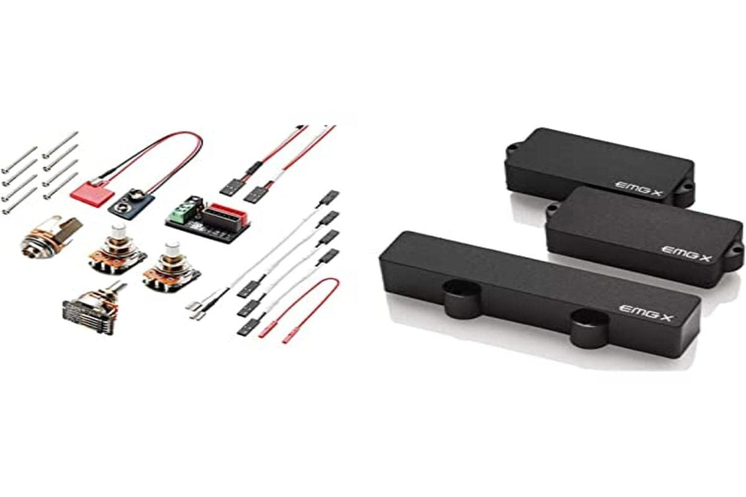EMG Pickups »PJX - BASS PICKUP SET - BLACK« Pickup Set für E-Bass | PU: P/LJ | X-Series Preamp | Far