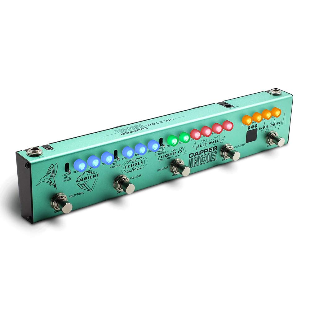 Valeton Multi Effekte Gitarrenpedal Dapper Indie Ambient Psychedelic Garage Postrock Alternative Roc