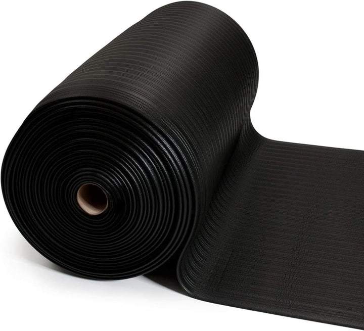 Floordirekt Anti-Ermüdungsmatte Softer-Work-Mat 90 x 200 cm, Schwarz - Ergonomische Arbeitsplatzmatt