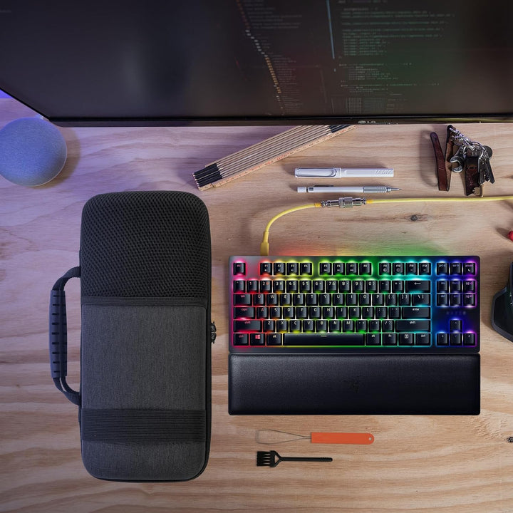 Geekria Tenkeyless TKL-Tastaturhülle,mit Handballenauflage-Stütztasche für kompakte mechanische Gami
