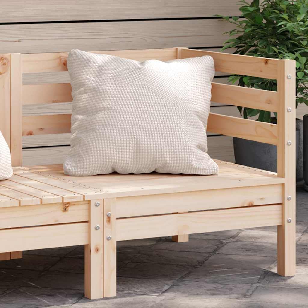 vidaXL Garten Ecksofa, Gartensofa mit Latten-Design, Gartencouch Modular mit Rückenlehne, Sofa Couch