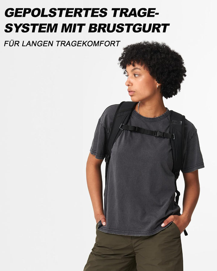 AEVOR Daypack Black Eclipse - Schwarz Einheitsgrösse Black Eclipse, Einheitsgrösse Black Eclipse
