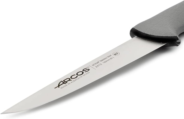 Arcos Fleischermesser Professionell - Edelstahlklinge 160 mm - Ergonomischer Griff - Ideal für Fleis