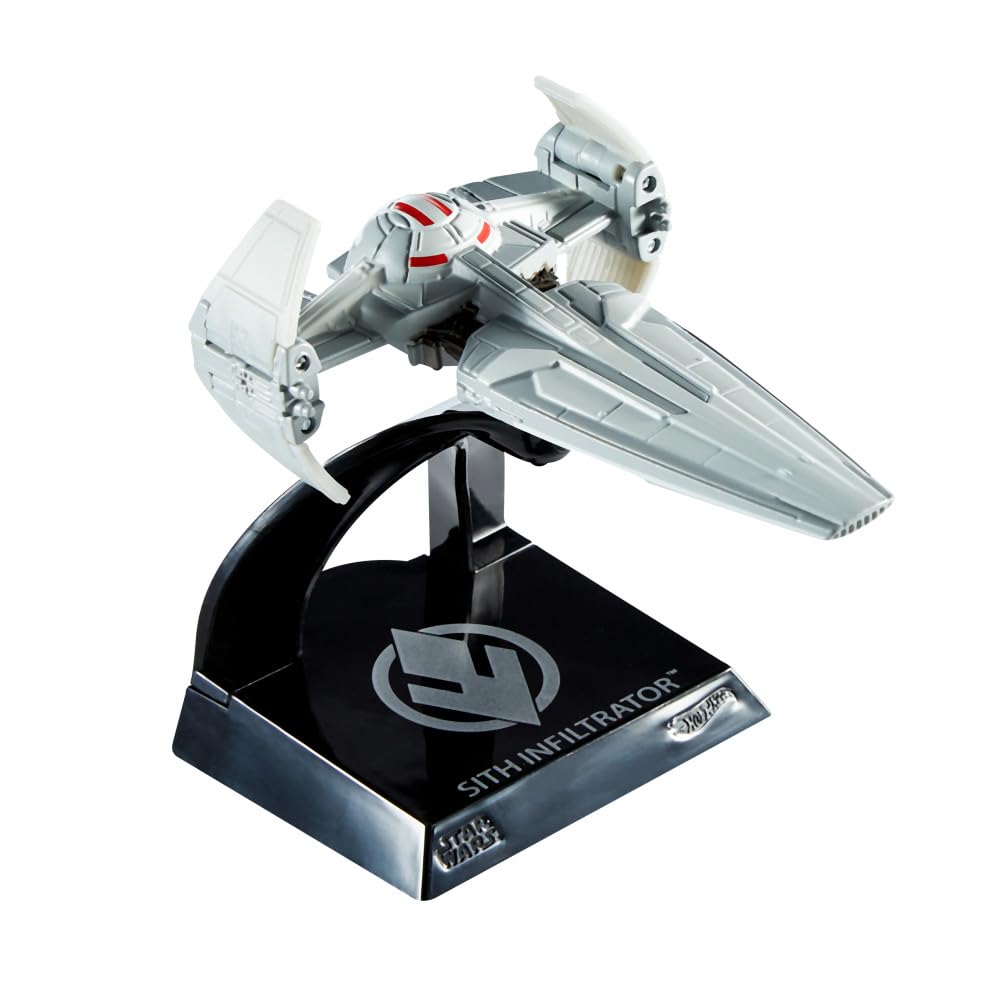 Hot Wheels Star Wars Starships Select – HMH97 – Raumschiff aus Metall 1/50 – Sith Infiltrator