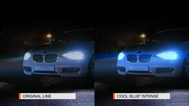 OSRAM COOL BLUE® INTENSE W5W, bis zu 4.000K, Halogen-Signallampe, Faltschachtel (10 Lampen) W5W Falt