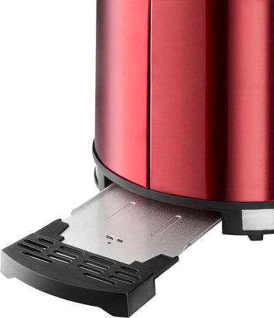 Grundig TA 6330 Toaster Red Sense, 18 centimeters l x 32 centimeters w x 20 centimeters h, Single