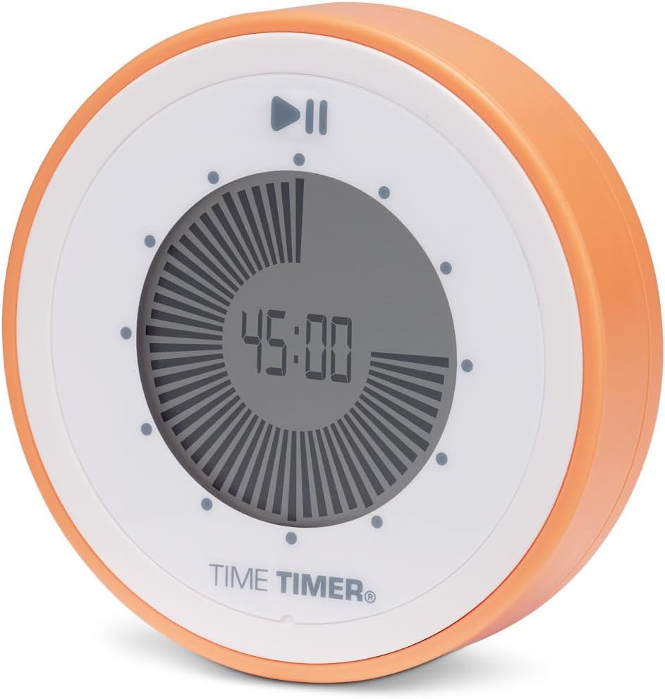 TIME TIMER Twist 90-Minuten-Digital-Countdown-Uhr – für das Lernen im Klassenzimmer für Kinder, Lern