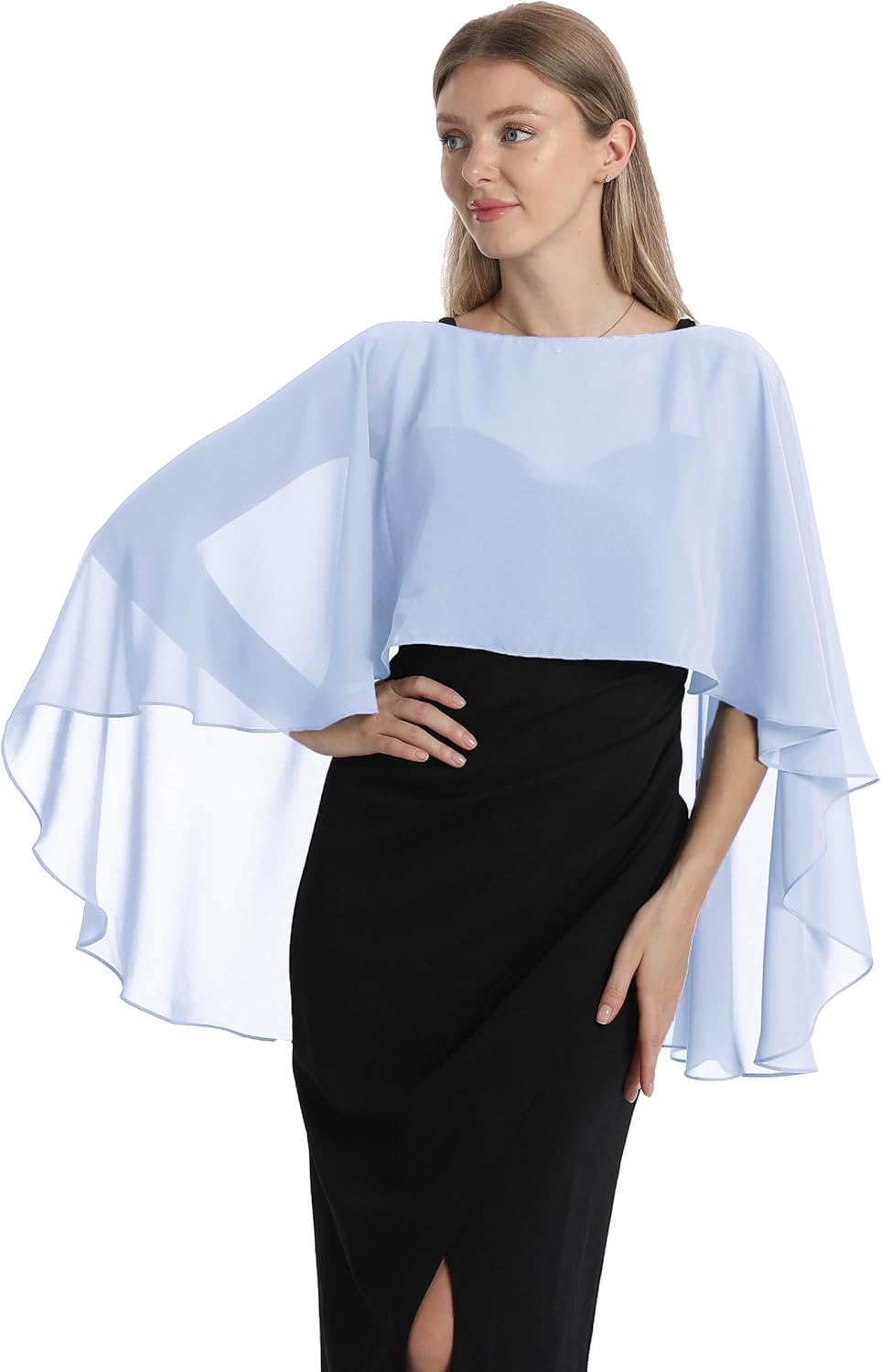 Hotshawl Damen Pashmina-Schal Einheitsgrösse Hell, blau, Einheitsgr&#xF6;&#xDF;e Hell, blau