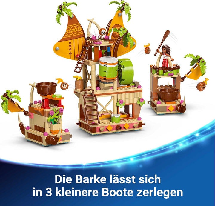 LEGO ǀ Disney Vaiana 2 Kakamora-Barge - Kakamora Boot - Spielzeug für Mädchen und Jungen ab 7 Jahren