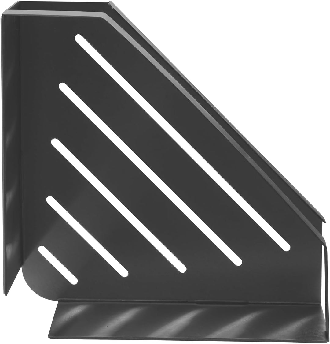 Schöner Wohnen Kollektion Eckablage Mod. Meleto aus rostfreiem Edelstahl in Gun-Metal Grey für Badez