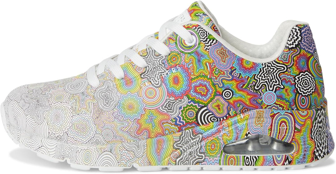 Skechers Damen Uno Rugged Fall Air Stiefelette 40 EU Mehrfarbig Meereswellen Ocean Tides, 40 EU Mehr