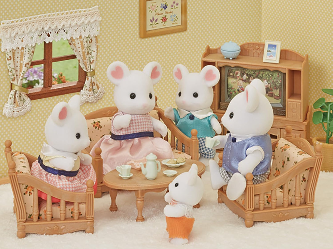 Sylvanian Families 5308 Marshmallow Mäuse Familie - Figuren für Puppenhaus
