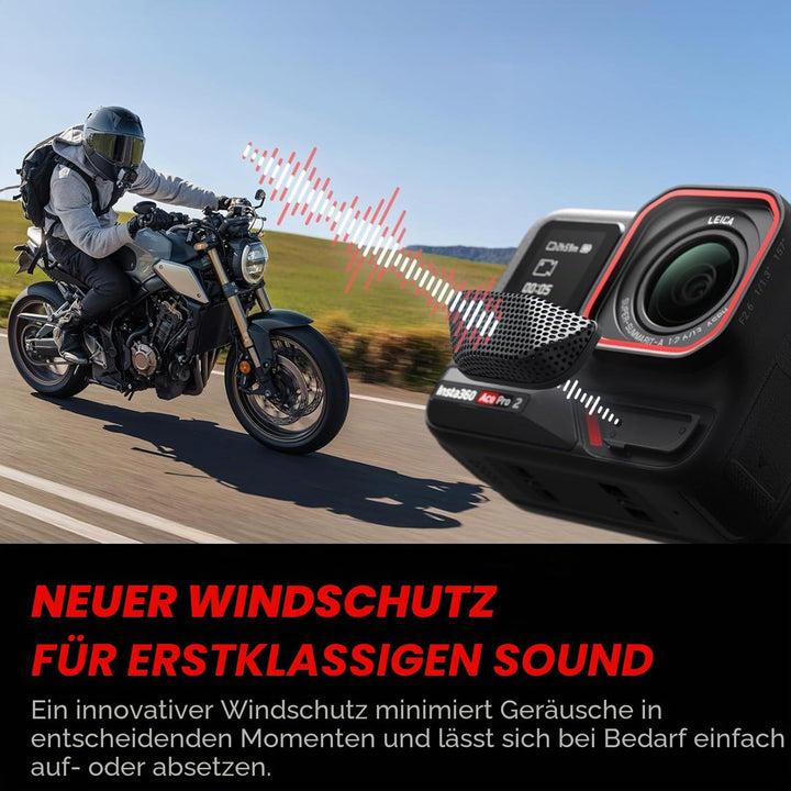 Insta360 Ace Pro 2-8K Action-Kamera mit Leica, Flaggschiff-Sensor der nächsten Generation und Dual-A