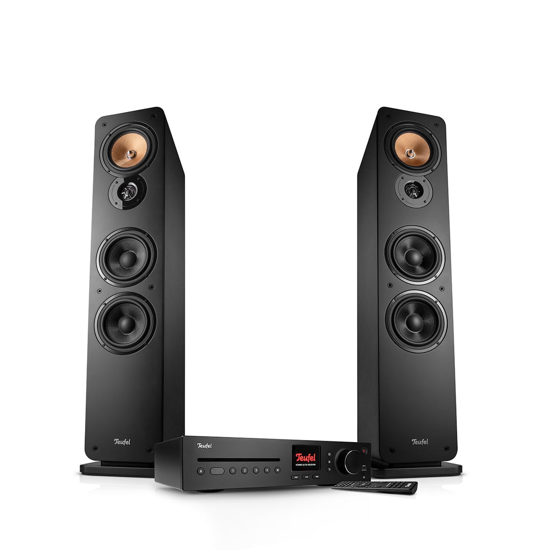 Teufel Ultima 40 Kombo 3 - HiFi Stereo Anlage mit Bluetooth und CD Receiver, WLAN, LAN, DAB+-FM Radi