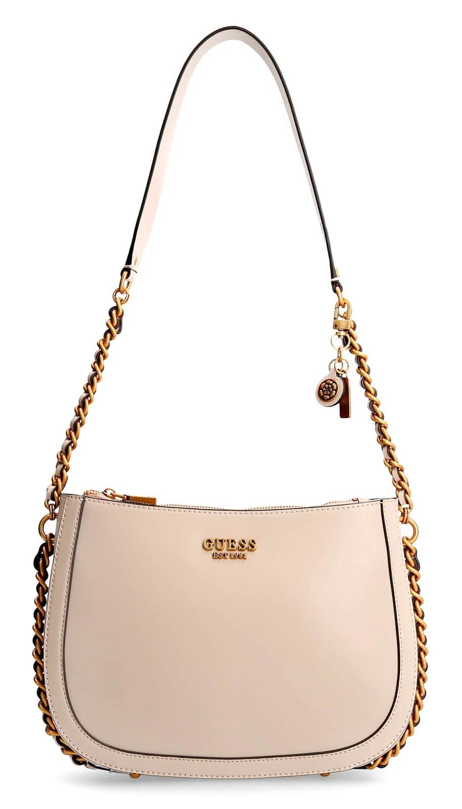 Guess Damen ABEY HOBO Damenhandtasche, Beige