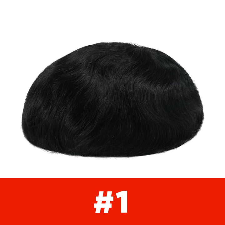 Lordhair Toupet Echthaar Männer,Perücke Männer,0,03 mm Dünne Leder Basis 20 * 25 CM Leichtes Haarers