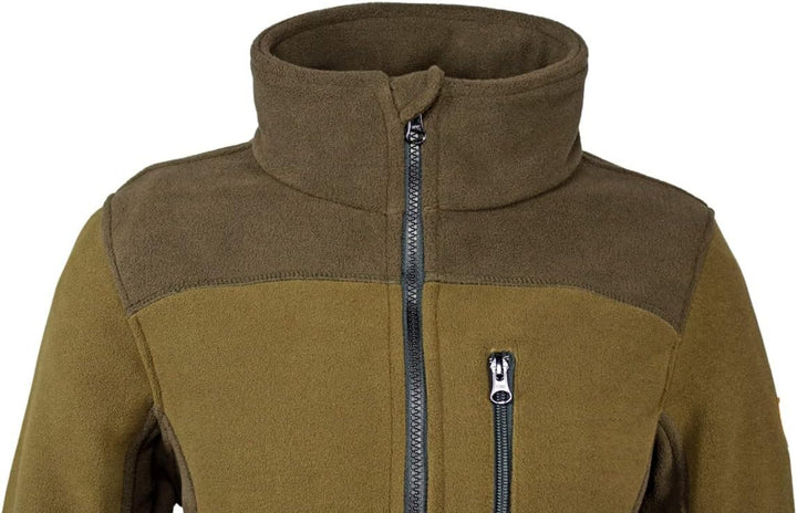 HUBERTUS Damen Fleece Jagdjacke Oliv Braun XXL Oliv, XXL Oliv