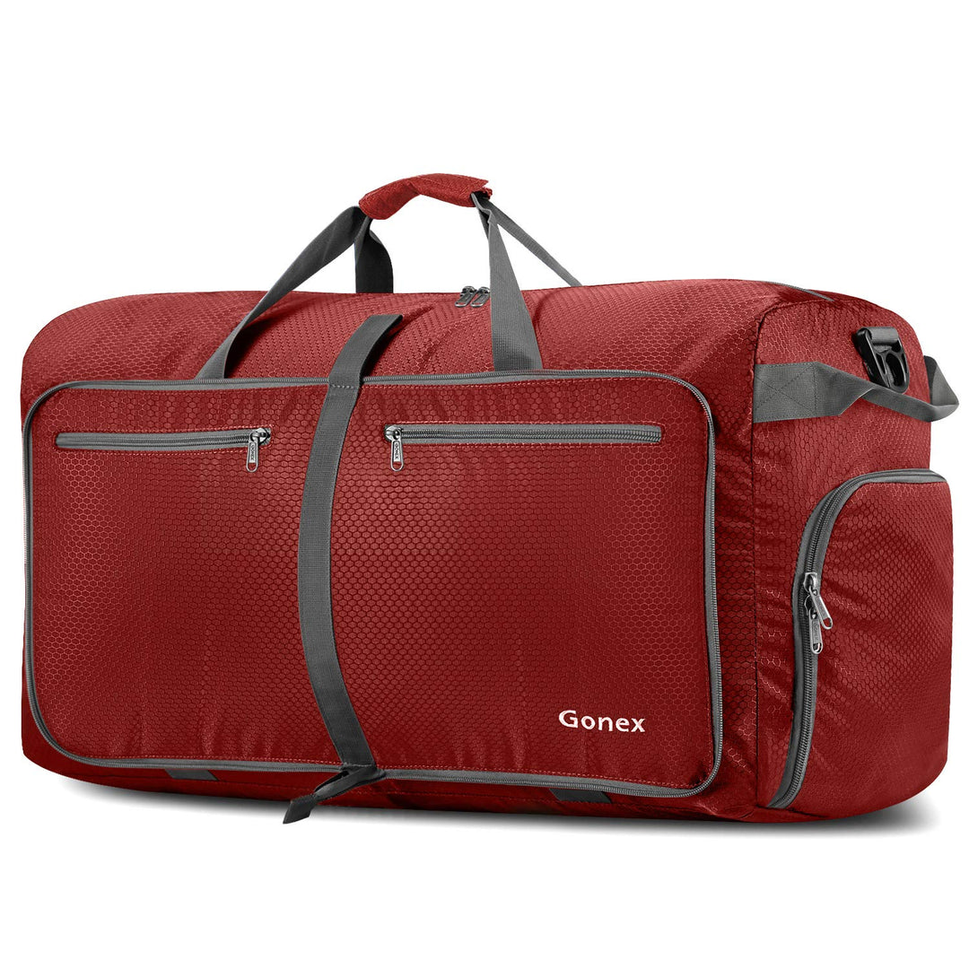 Gonex Leichter Faltbare Reise-Gepäck 100L Duffel Taschen Übernachtung Taschen/Sporttasche für Reisen