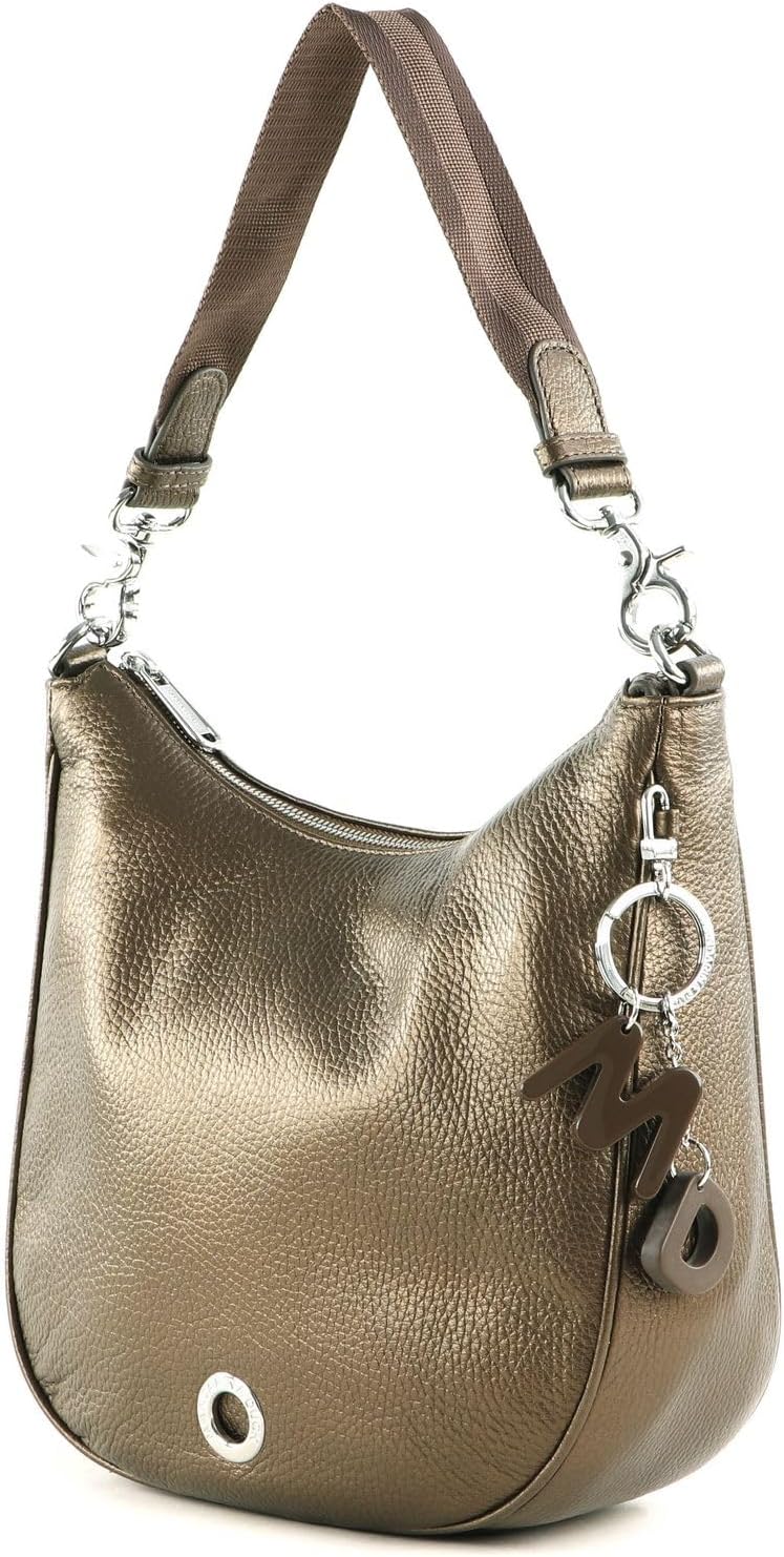 Mandarina Duck Damen Mellow Lux Schultertasche Bronzo, Bronzo