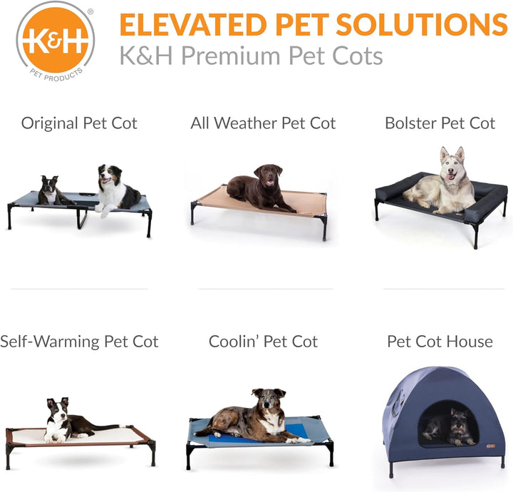 K&H Pet Products Haustierbett für erhöhte Hundebetten, Sonnenschirm für Hundebetten (separat erhältl