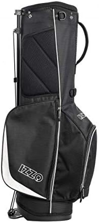 Izzo Ultra Lite Standtasche Schwarz, Schwarz
