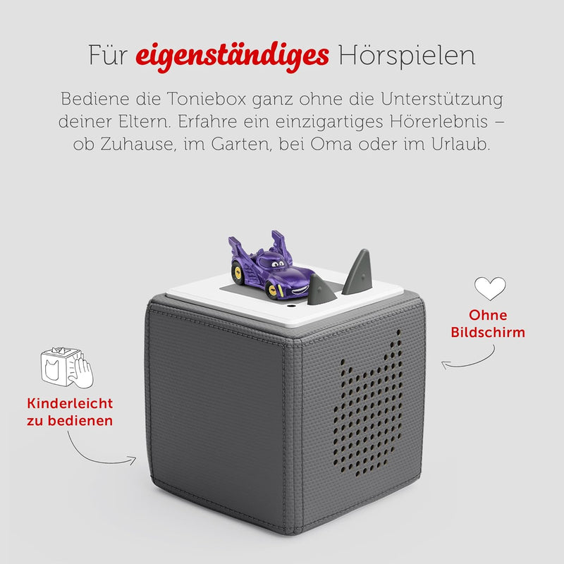 tonies Hörfigur für Toniebox, DC – Batwheels, Hörspiel mit 5 Geschichten für Kinder ab 5 Jahren, Spi