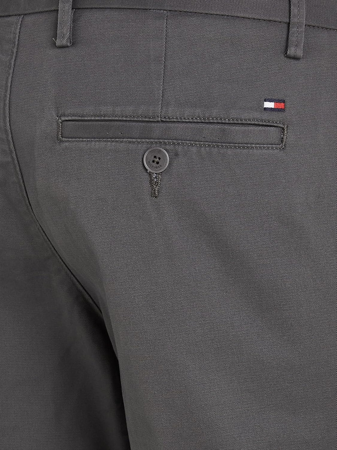 Tommy Hilfiger Herren Hose Core Bleecker 1985 Pima Cotton Chino 28W / 30L Grey (Dark Ash), 28W / 30L