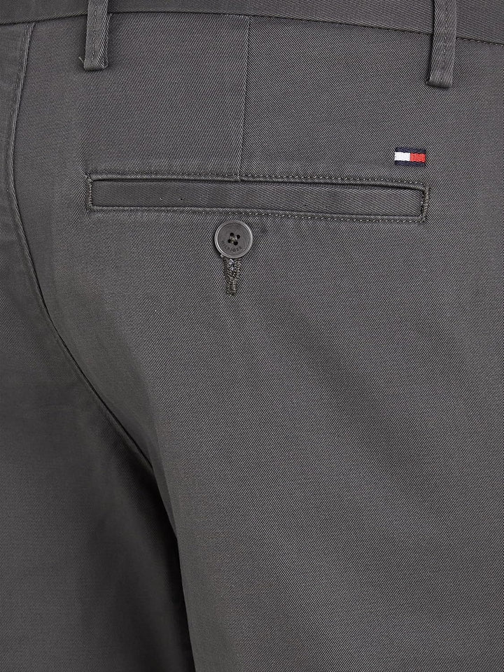 Tommy Hilfiger Herren Hose Core Bleecker 1985 Pima Cotton Chino 28W / 30L Grey (Dark Ash), 28W / 30L