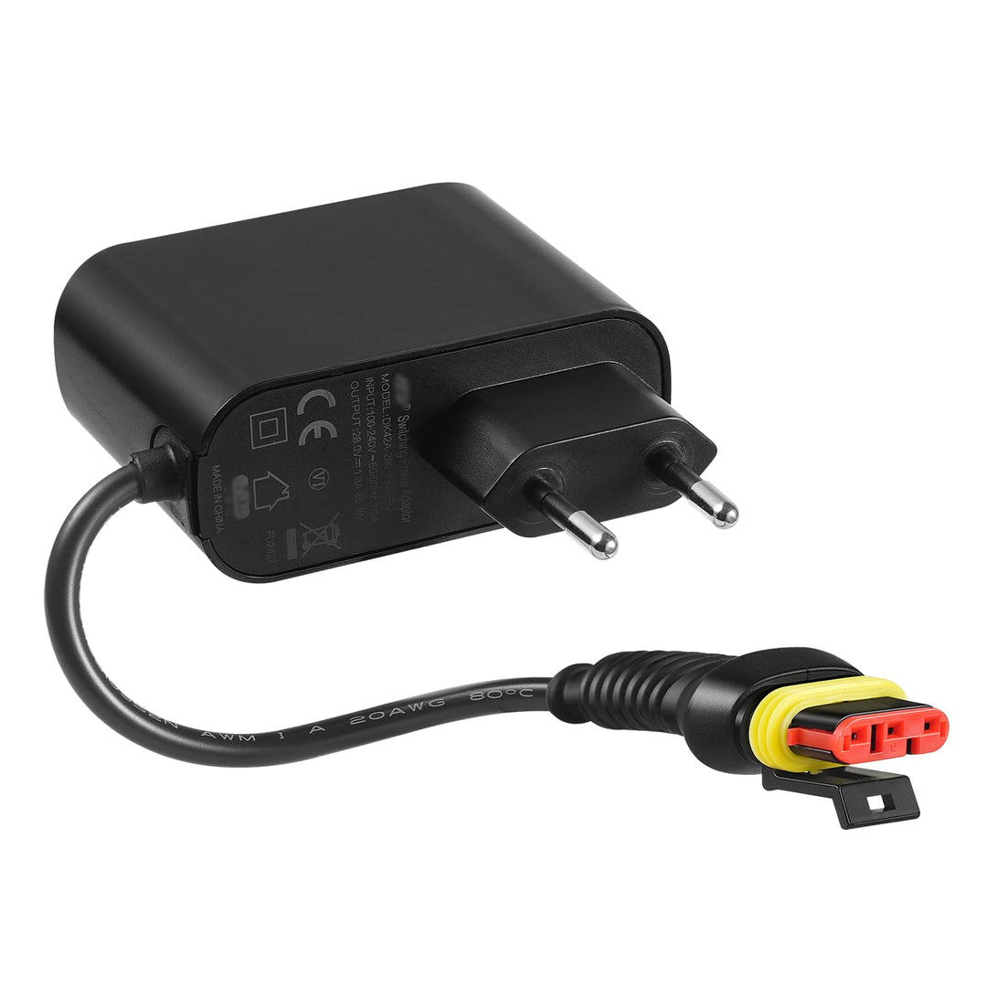 Lonnky 28V 1,3A Netzadapter für Husqvarna Automower 105, 115H,305， 310, 315, 315X, 320, 330X, 405X,