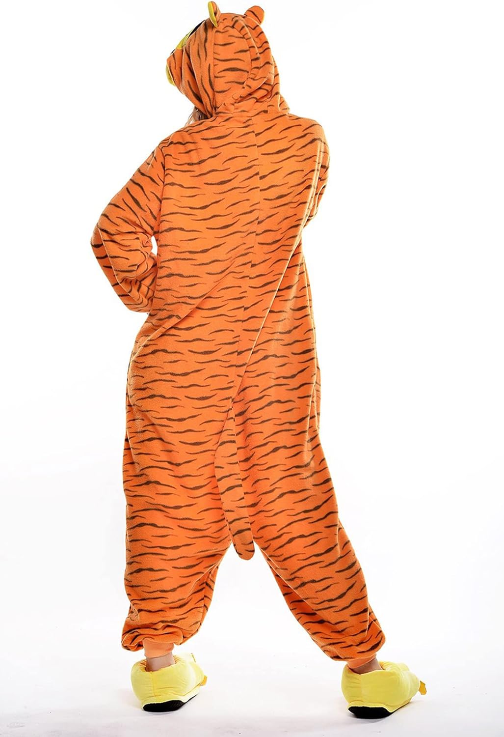 ZKomoL Pyjamas Onesies Cosplay Erwachsene Unisex Tiere Halloween Kostüm Kleid Loungewear, Tigermuste