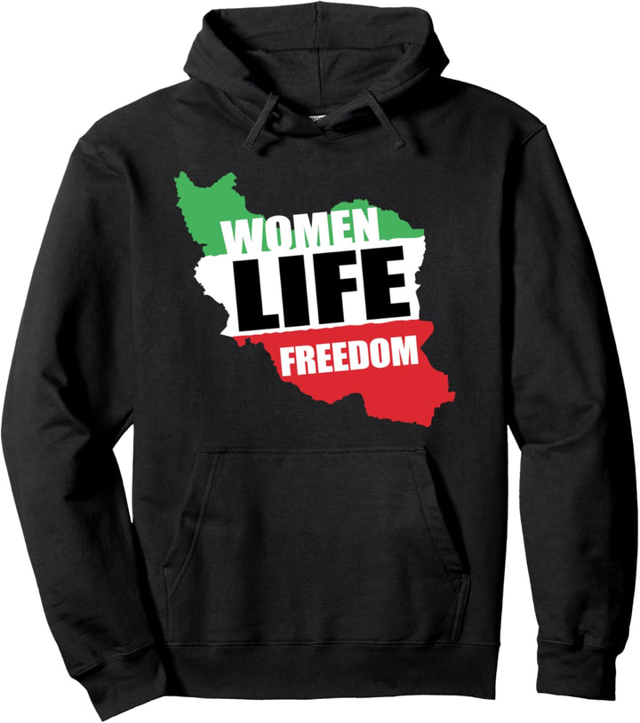 Women Life Freedom Support women rights mahsa free iran Pullover Hoodie