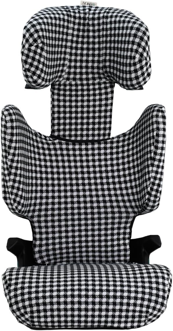 JYOKO KIDS Schutzhülle kompatibel mit Romer Kidfix (Romer Kidfix M I-SIZE, Vichy)