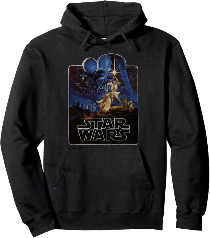Star Wars Epic Classic New Hope Vintage Poster Badge Pullover Hoodie