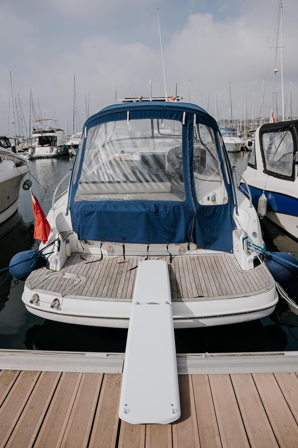 Poseidon Seamarkt Faltbare Carbon-Gangway | 200 cm | UV-geschützt | rutschfeste Unterseite | Tragkra