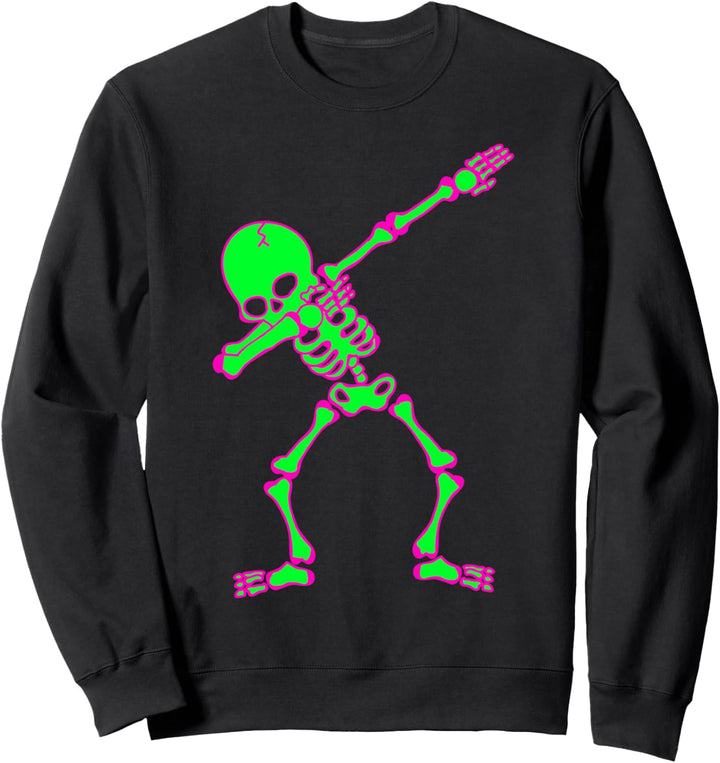 Halloween-Kleidung für Jungen Kinder Dabbing Skelett Kostüm Sweatshirt