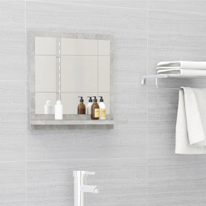 homiuse 40x10,5x37 cm Badspiegel Spiegel mit Ablage Rechteckiger Wandspiegel Mirror Badezimmerspiege