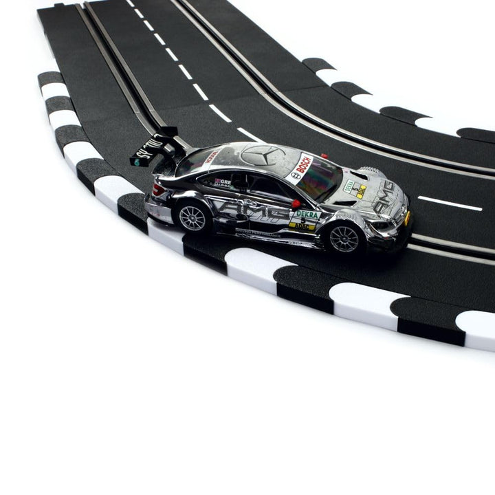 Overdrive-Racing Curbs für Carrera 124 132 EVO '2 Meter Schwarz-Weiss' Randstreifen Randsteine Slotc