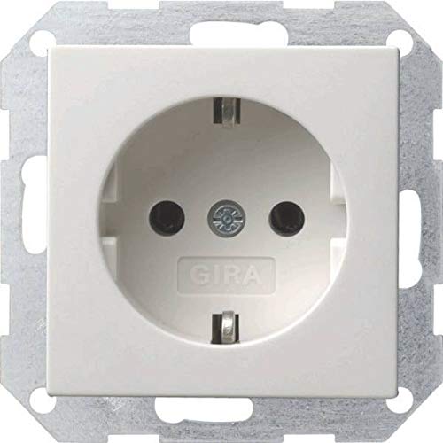 10x GIRA (018827) SCHUKO-Steckdose Reinweiss MATT System 55