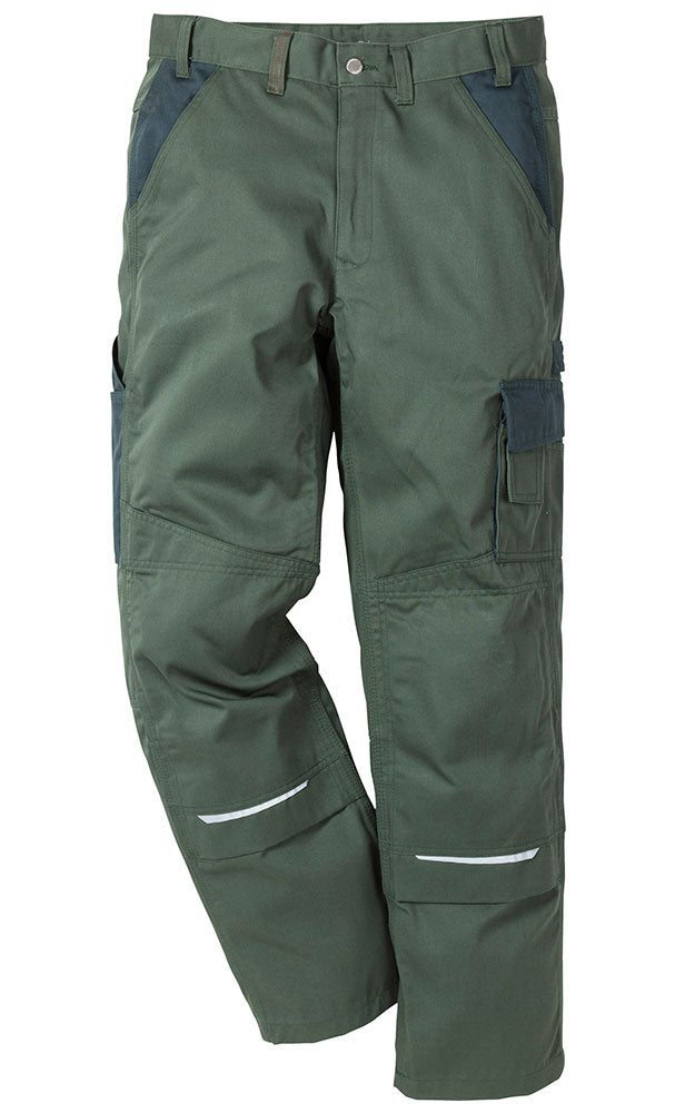 Kansas Icon Arbeitshosen Bundhosen Service Industrie 2-872, Farbe:army hell/army dunkel;Grösse:58