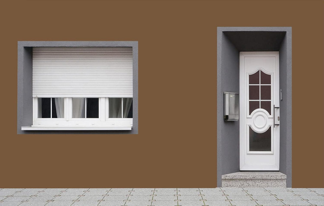 RyFo Colors Silikonharz Fassadenfarbe Lotuseffekt Trend Dunkelbraun 3l - bunte Fassadenfarbe, weiter