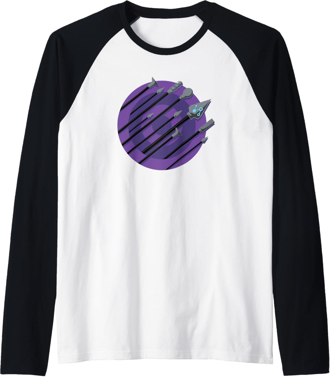 Marvel Hawkeye Arrow Lined Logo Raglan