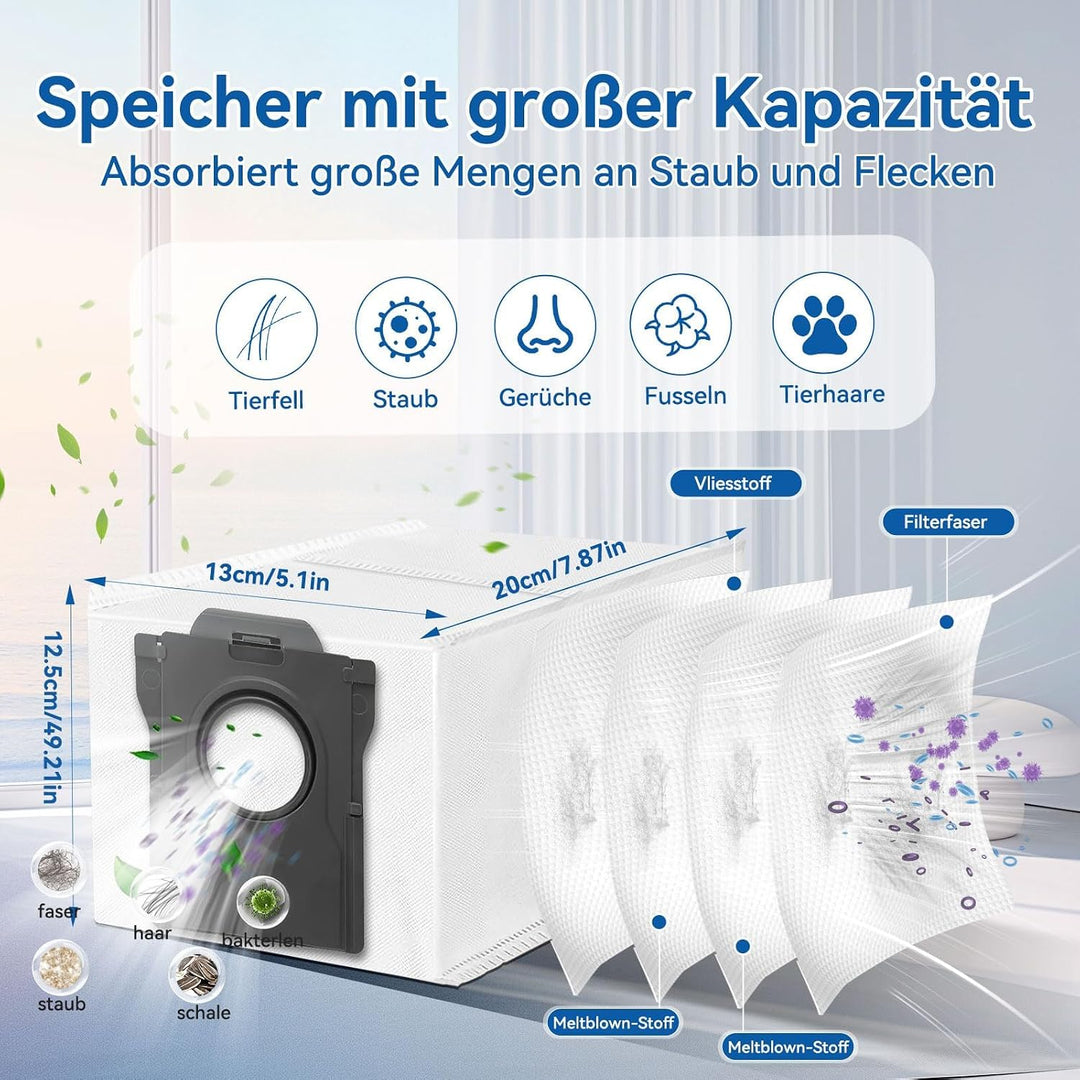 Zubehör für Dreame L10s Ultra Gen 2/L10s Pro Ultra Heat//Mova E30 UltraL40 Ultra AE/X30 Ultra – 1 Ha
