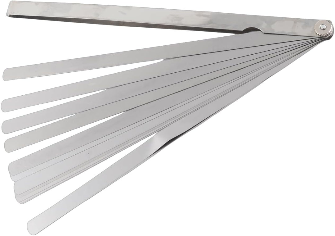 300mm Lücke Fühlerlehre 17 Klingen Metrisch 0.02-1mm Dicke Edelstahl Messwerkzeug