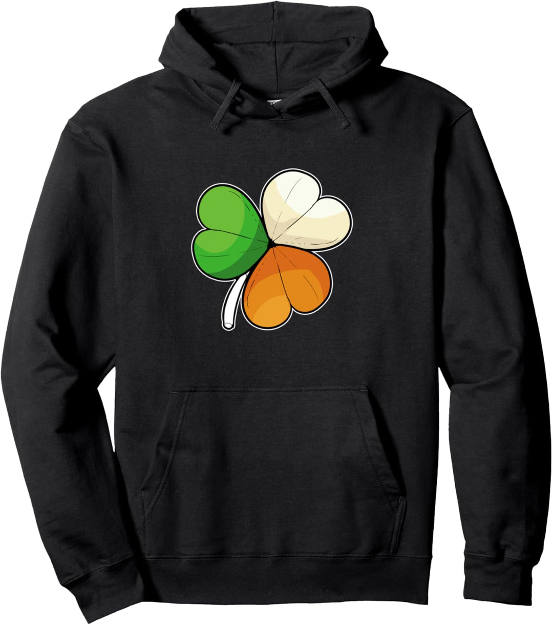 Clover Flag Irish Citizen Pullover Hoodie